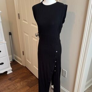 Chic Black Sleeveless Maxi Dress NWOT